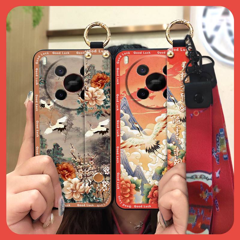 Custodia per telefono alla moda per anziana per ZTE Blade V70 Max/Nubia V70 Max Supporto per telefono Laccetto Copertura posteriore Custodia morbida per la mamma