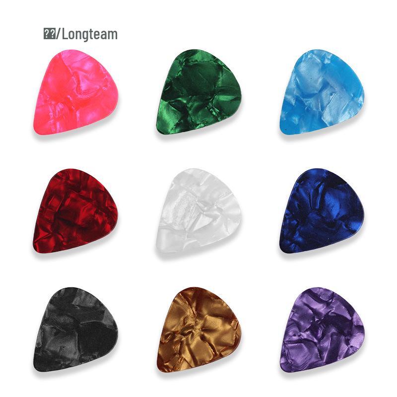 

Heart-Shaped Celluloid Guitar Picks 0.46mm for Folk & Ukulele - Soft Finger Picks, Musical Accessories 0.46 mm