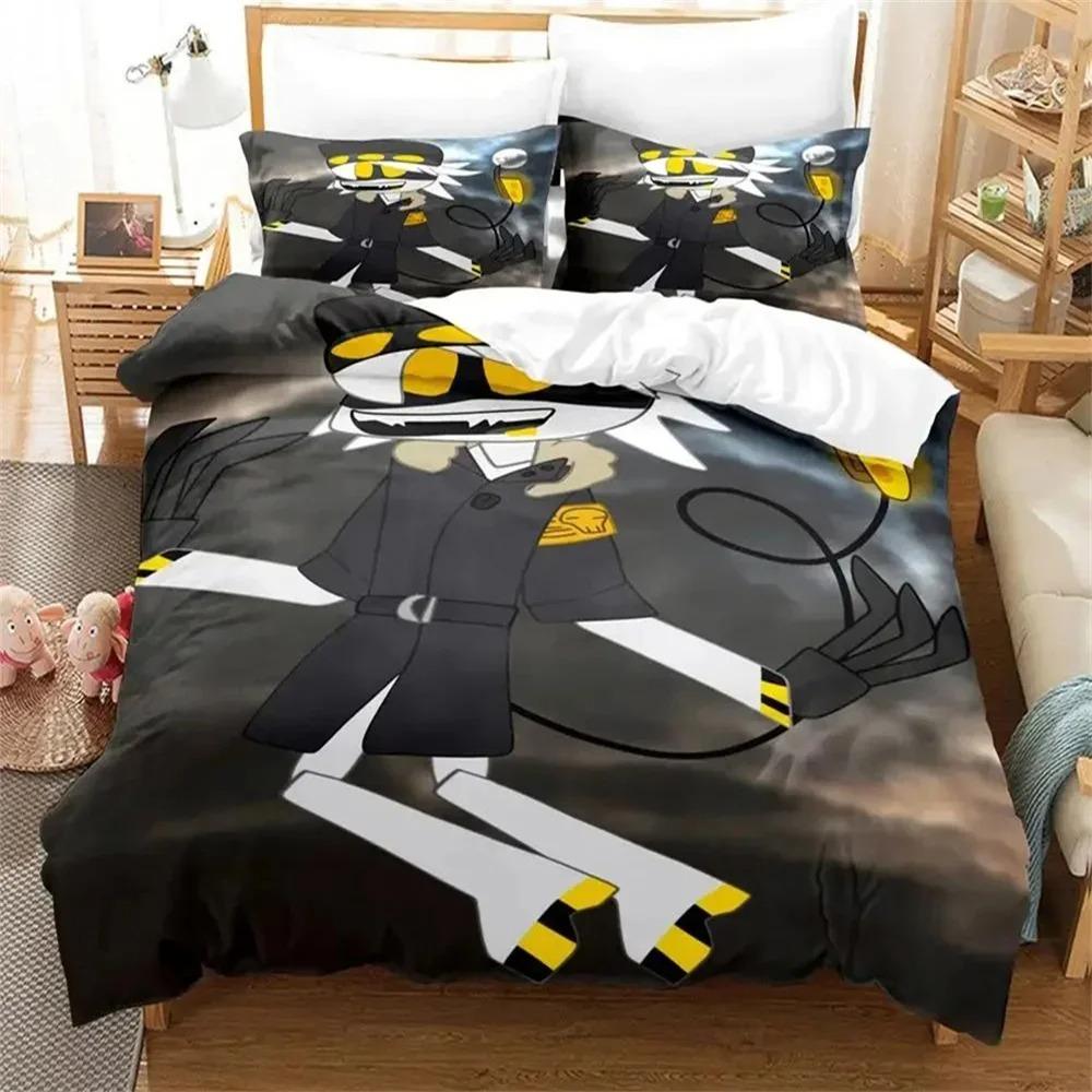 3D Print Murder Drones Beddengoedset Jongens Meisjes Eenpersoons Tweepersoons Volledige Maat Dekbedovertrek Kussensloop Bed Volwassene Mode Hometextiel