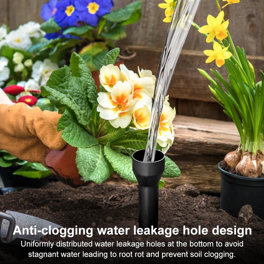 Root Waterer Plastic Deep Drip Irrigation Stakes Deep Root Irrigation Spike for Flowers Fruits Vegetables