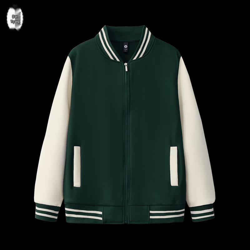 Unisex Fleece Baseball Jacket Hoodie