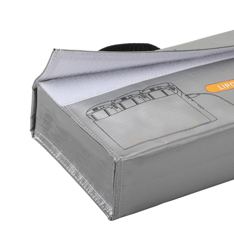 Fireproofs Battery Safety Bag for 4K/AVATA2 Drones, High Resistance Portable Storage Pouch