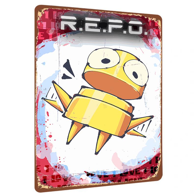 

Creative Cartoon Robot Metal Tin Sign Kids Room Wall Decor Home Living Room Bedroom Hanging Ornament 20x30cm（7.8x11.8inch）