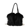 New Women's Large-capacity Plush Shoulder Bag