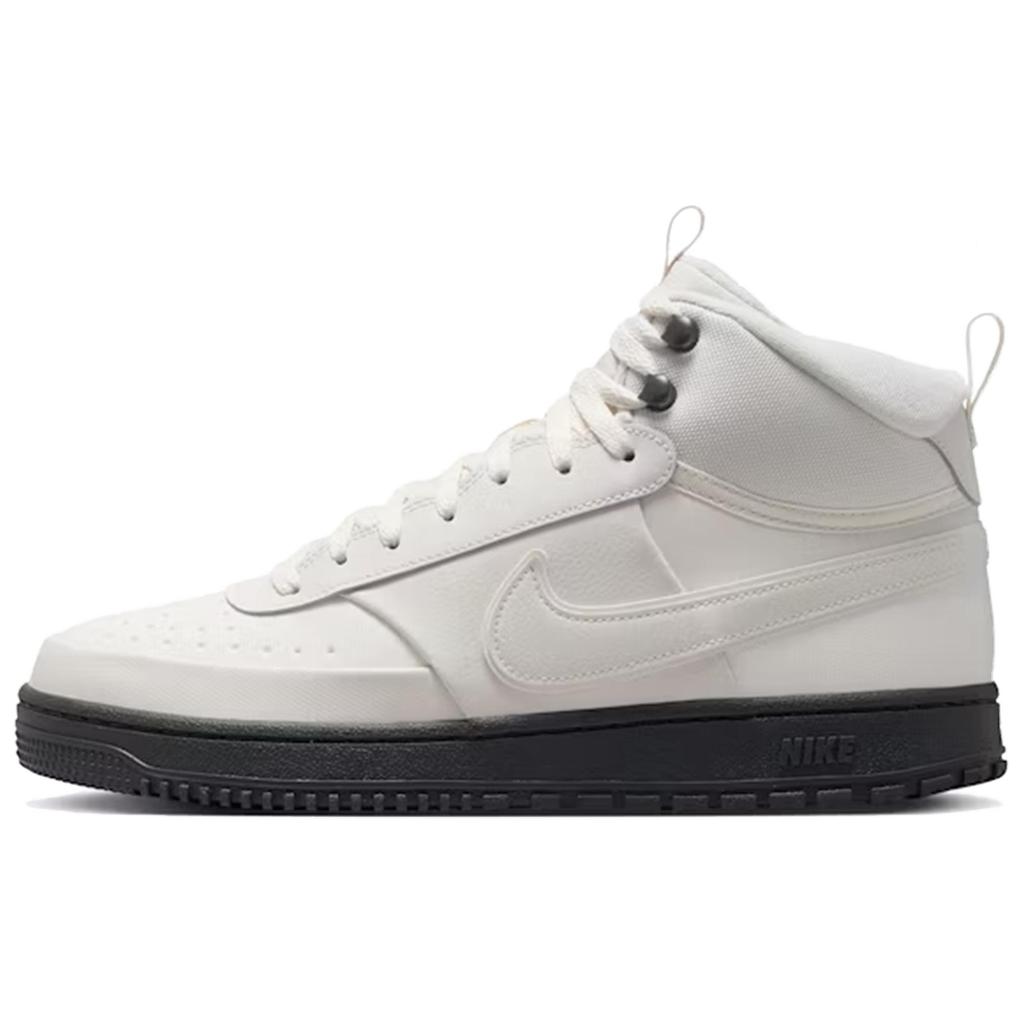 Nike Court Vision Mid Winterized Phantom Antracitt Unisex Sneakers Hvit Vast-Grå DR7882-004