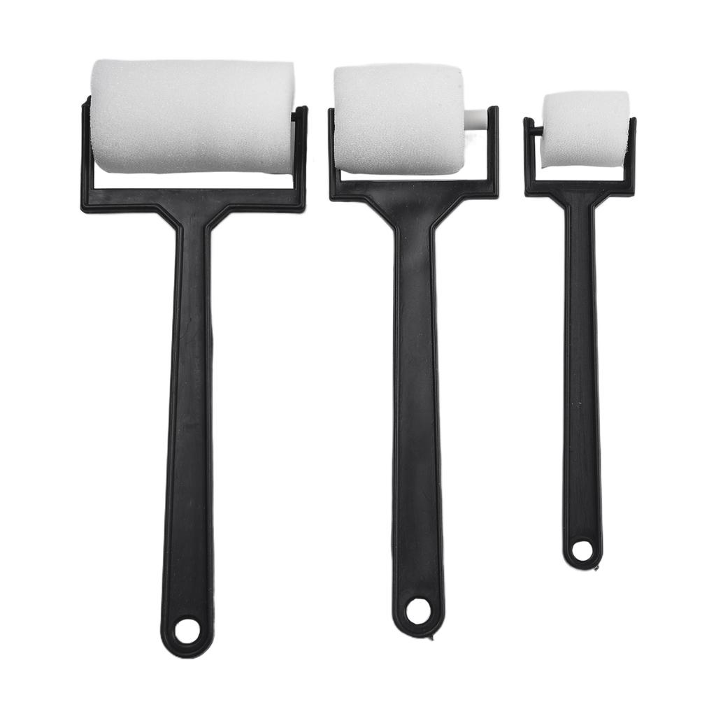 3/6pcs Sponge Rollers Brush To Paint Color Craft Tool White Sponge Brush Foam Painting For Children Draw DIY