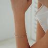 Silver 925 2mm Dense Solid Cuff Bangle Bracelet #LSB30