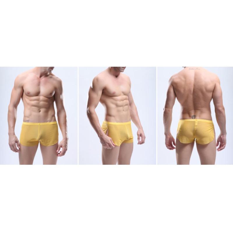 Men's Spring and Summer Ultra-thin Leisure Home Soft Mesh Breathable Underwear