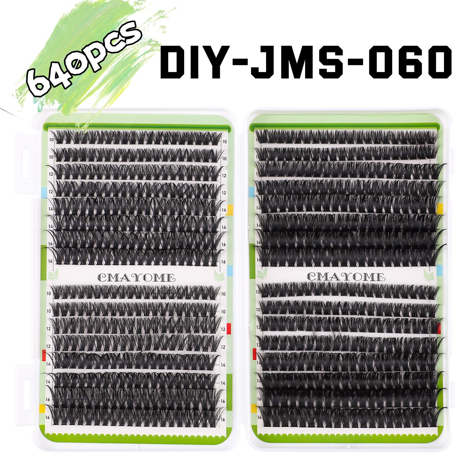 

640 Clusters D Song Single Cluster False Eyelash Set 10-16Mmdiy Segmented Grafting Thick Eyelashes