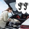 2Pcs Universal Car Umbrellas Holders Storage Hookclip Seat Headrest Hooks For Any Vehicle Black Car Umbrella Hooks