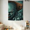 Creepy Clown Pattern Home Decor Tapestry, Wall Hanging, Decorative RV Wall Cloth.NGT0928425