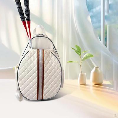 Zaino a tracolla per racchette da tennis con tracolla regolabile e organizer Badminton