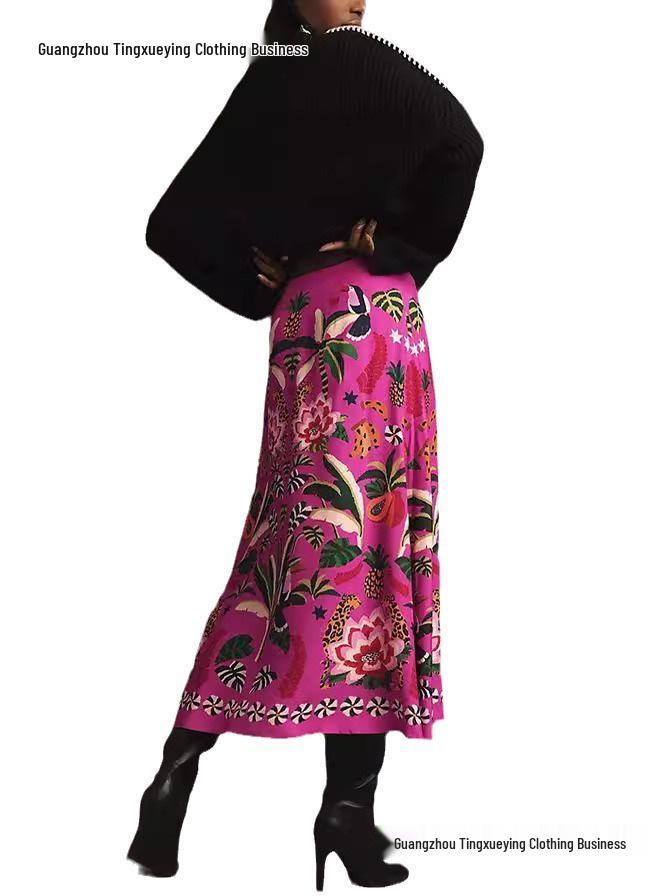 Spring-Summer Retro Street Skirt for Women