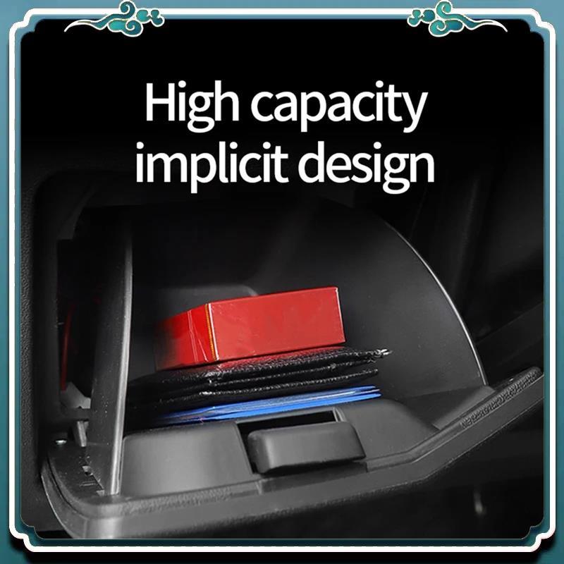 ABTU-Car Central Driver Side Storage Box Console Storage Glove Box Holder For A3 8Y 2021-2023 Interior Accessories