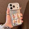 Fun star human color silver case is suitable for Apple 17pro mobile phone case 15promax women's 16E cartoon 14.