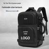 Customizable Logo Business Laptop Backpack: Multi-functional, Large Capacity, Travel-Friendly with Breathable Back Pad