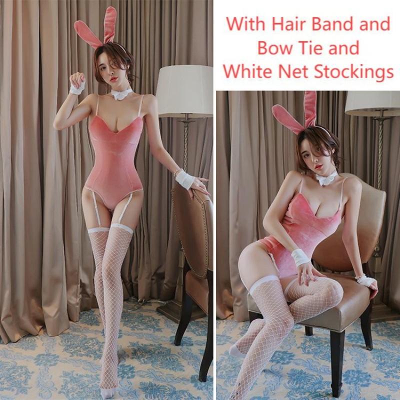 Sexy Lingerie Erotic Lingerie Sexy Cosplay Bunny Girl Hot Lace Underwear Band Pajamas V-neck Underwear Sexy Babydoll