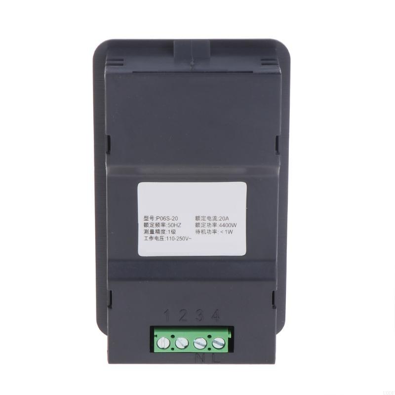 Professional 20/100A AC LCD Digital Kilowatt-hour Meter Voltmeter Ammeter with Ac Current