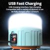 Waterproof USB Rechargeable LED Solar Tent and Camping Light for Outdoor, Emergency, and Night Market Use