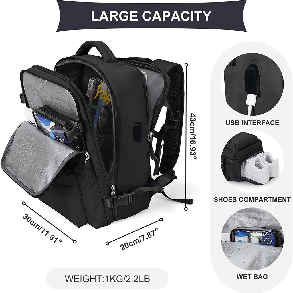 Backpack Travel Cabin Airplane Wizzair 40x30x20 Backpack Travel Cabin Hand Luggage Handbag Mens Backpack Notebook Backpack