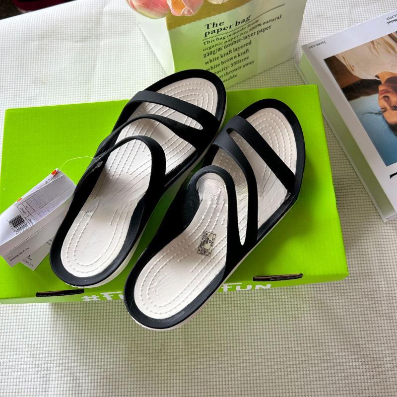 

New women s flat bottom soft bottom wearing sandals trend beach slippers black and white burgundy beige dark brown dark blue W6=36