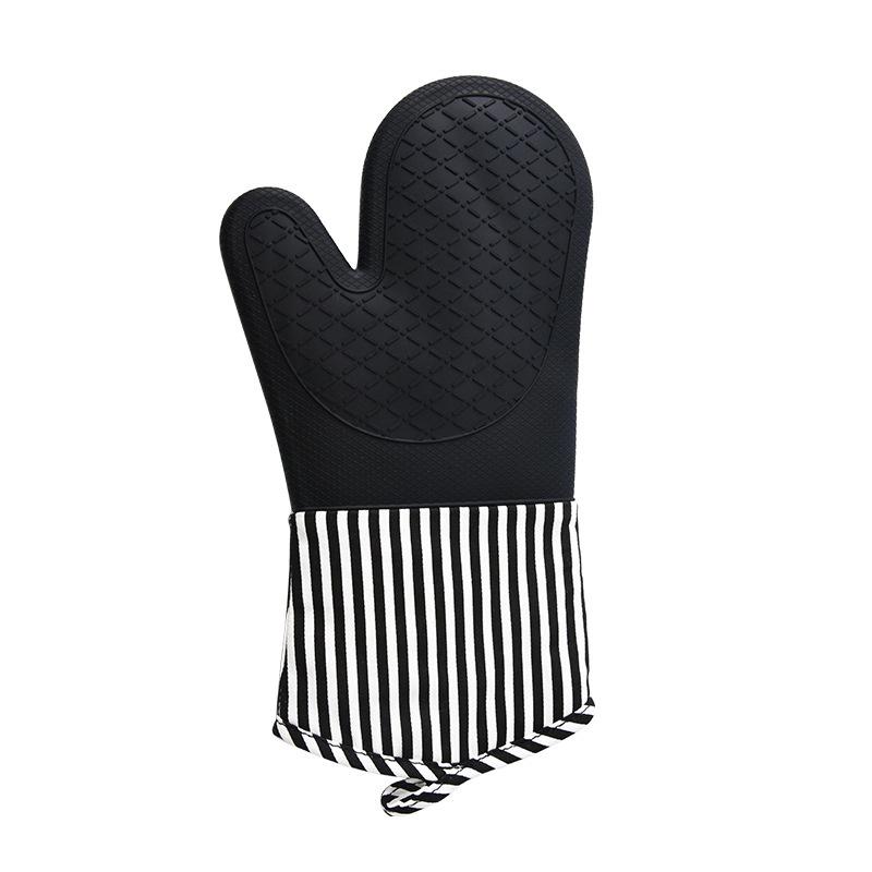 Nordischer Stil Rutschfeste Hitzebeständige Silikon-Ofenhandschuhe