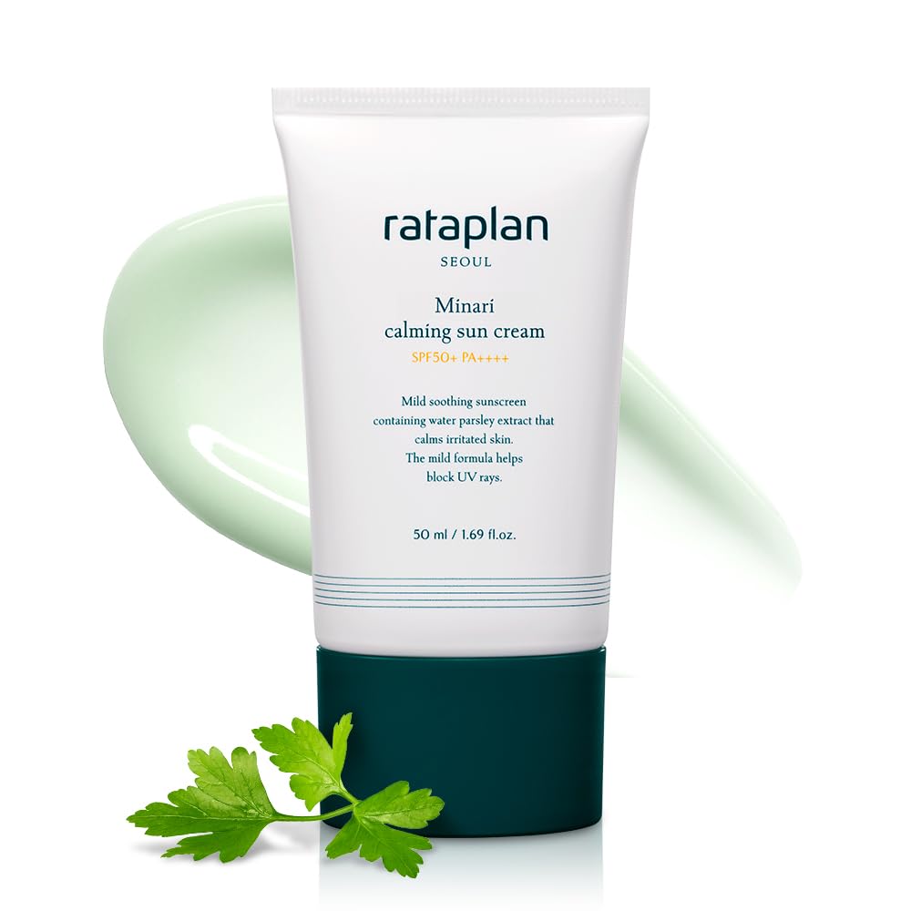 

Ратаплан Минари Солнцезащитный крем SPF Чувствительная кожа Корейский уход за кожей 50+ PA++++