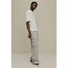 H M Baggy Cargo Jeans Beige