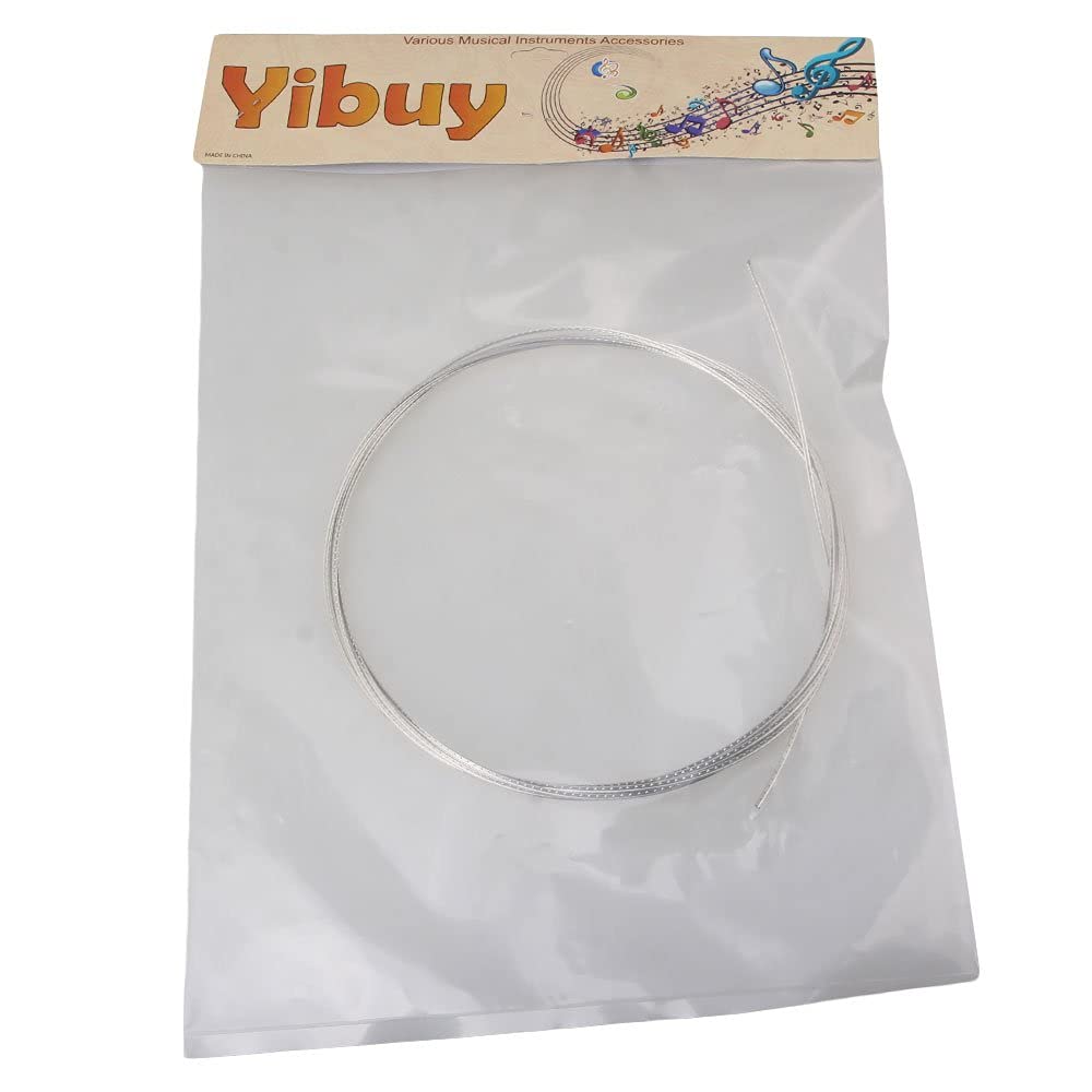 Yibuy 8FT Replacement Mandolin Banjo Fret Wire 1.6mm White Copper For Luthier Maker