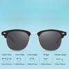 2 Pairs of Classic Glasses for Men and Women Suitable for Driving Fishing and Outdoor Activities