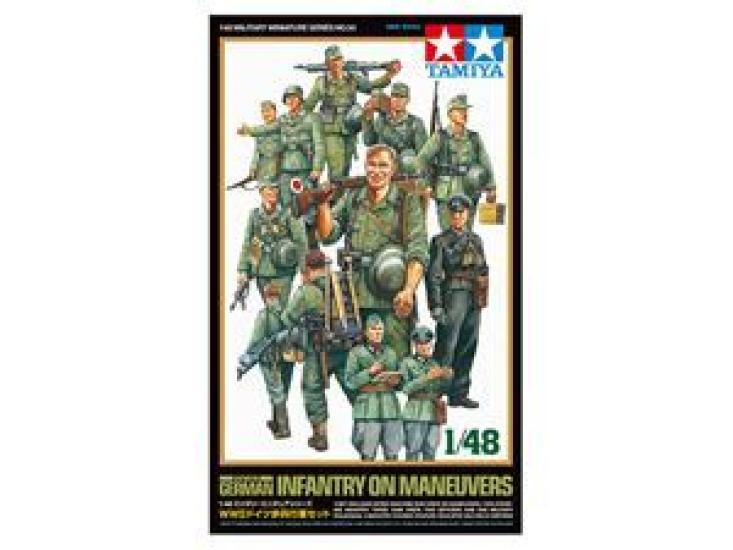 WWII German Infantry March Set 32530 Assembly Plastic Model Kit Military Miniature Series 1/48 - - 1/48