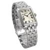 SEIKO náramkové hodinky dámské obdélníkový ciferník quartz SWR083 stříbrné zahraniční model