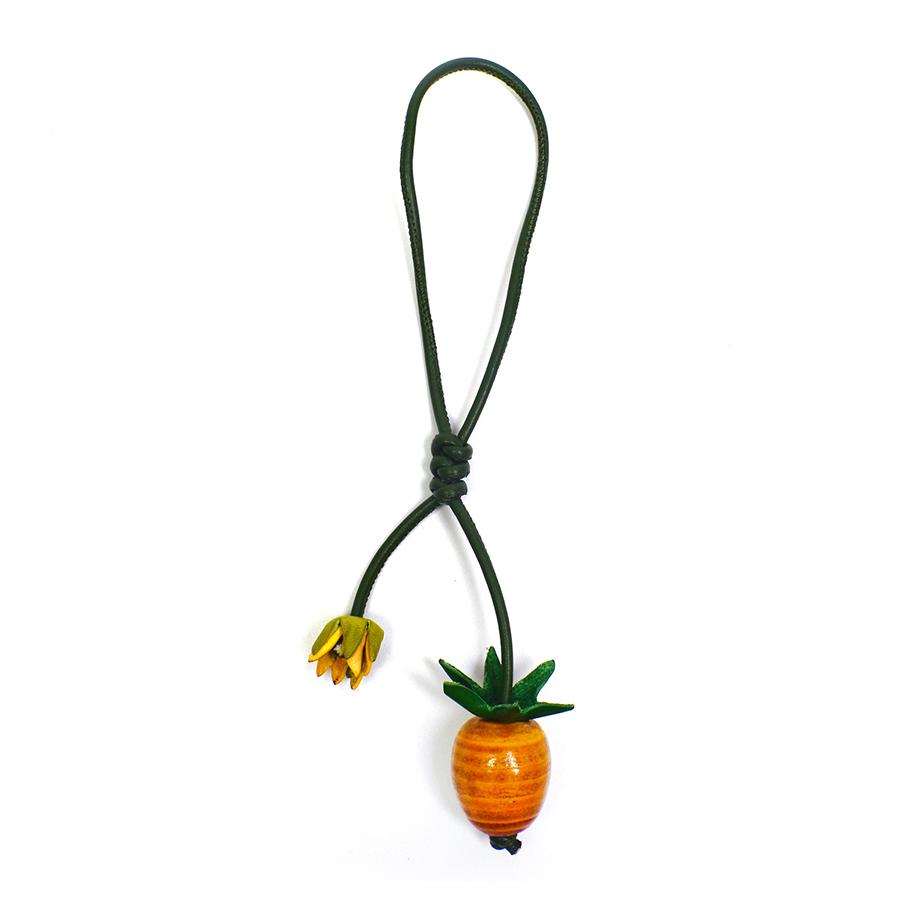 

Cowhide Pineapple String Bag Charm Exquisite Pendant Woman All-match Cute Backpack Pendant Fower Bag Accessories оранжевый