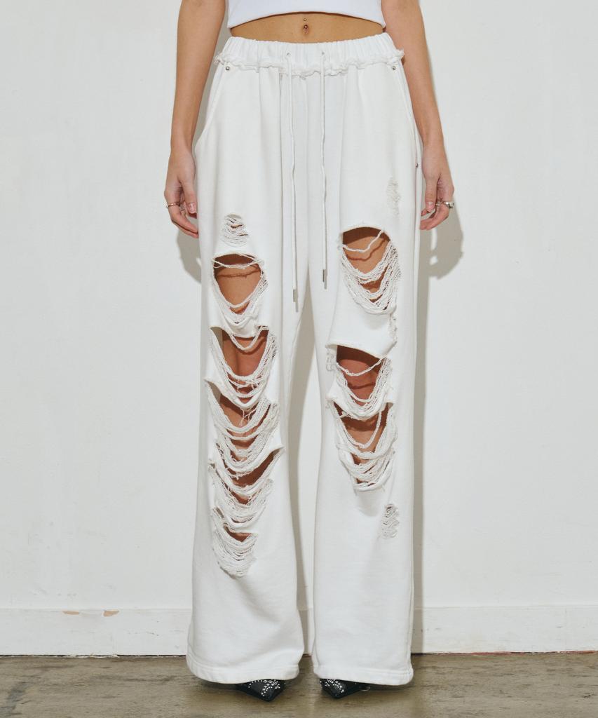 MIDNIGHT MOVE Dg England Pants (White)