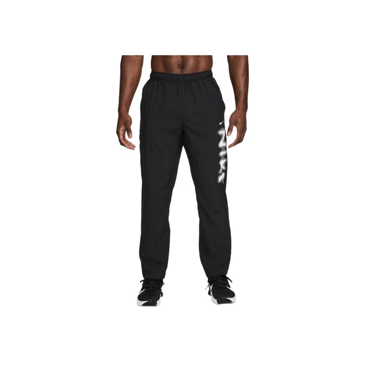 Nike FW24 AS M NK DF Form Pant Alt Swoosh Mid Waist Comfortable Versatile Elastic Casual Pants Men pants Black HJ3070-011 L