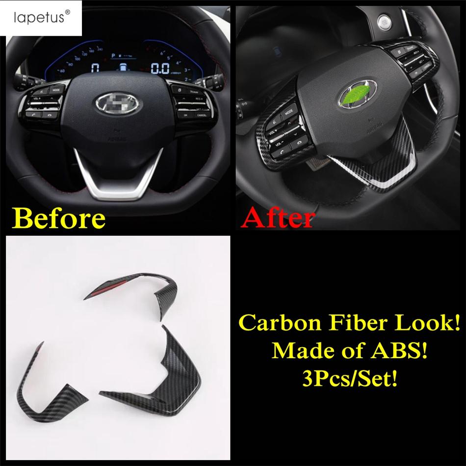 Interior For Hyundai Creta  - Head Lamp Window Lift Steering Wheel Gear Shift AC Air Cover Trim Carbon Fiber Accessories