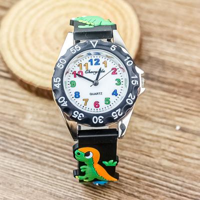 Orologio da Polso Studentesco Coreano Carino Orologio Dinosauro 3D Orologio al Quarzo