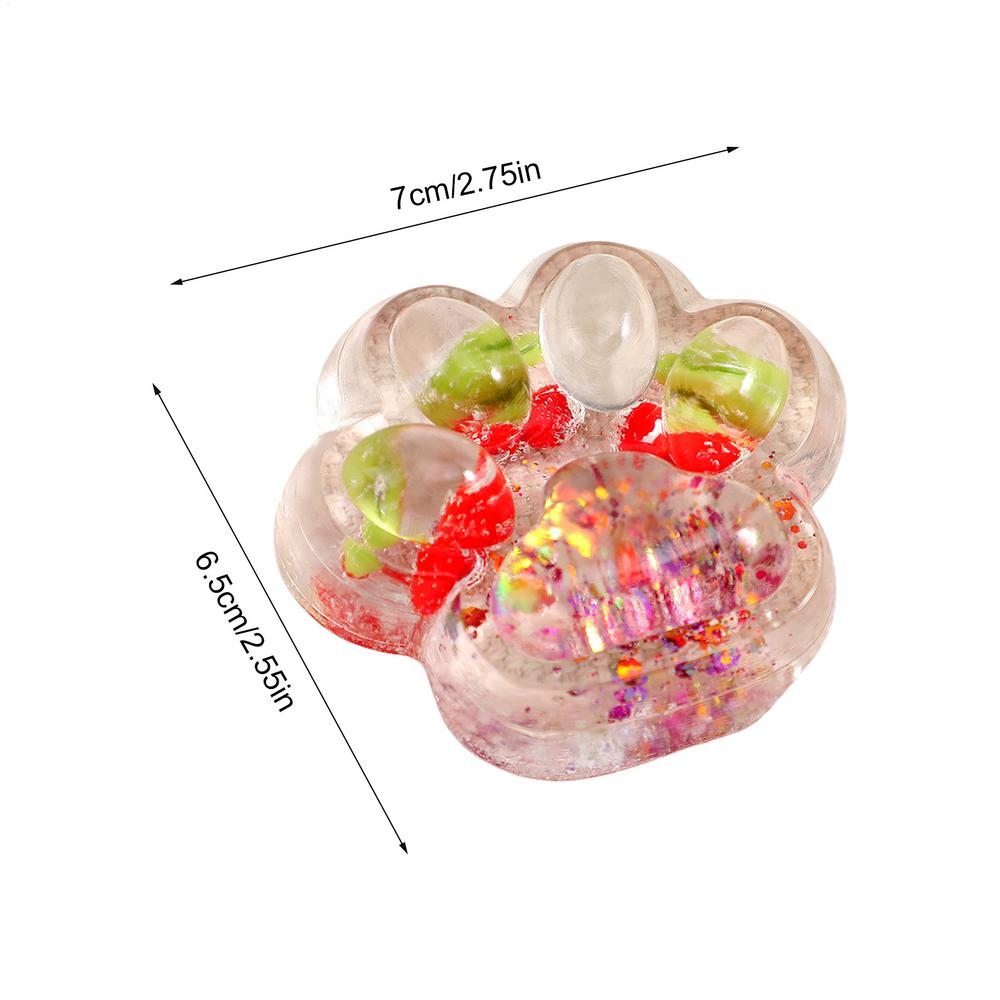 Cat Paw Squeeze Toy Cute Squeeze Cat Paw Toys Sticky Soft Pinching Decompressing Toy for Stress Relief Sensory Toys