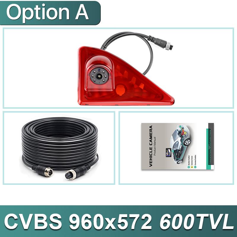 CCD AHD 1080P Car Roof Top Mount Brake Light Rear View Backup Camera For Renault Master Nissan NV400 Opel Movano Van 2010-2016