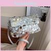 Elegant Medium Soft Sequin Shoulder Bag For Women Contemporary Streetwear In Various Colors
