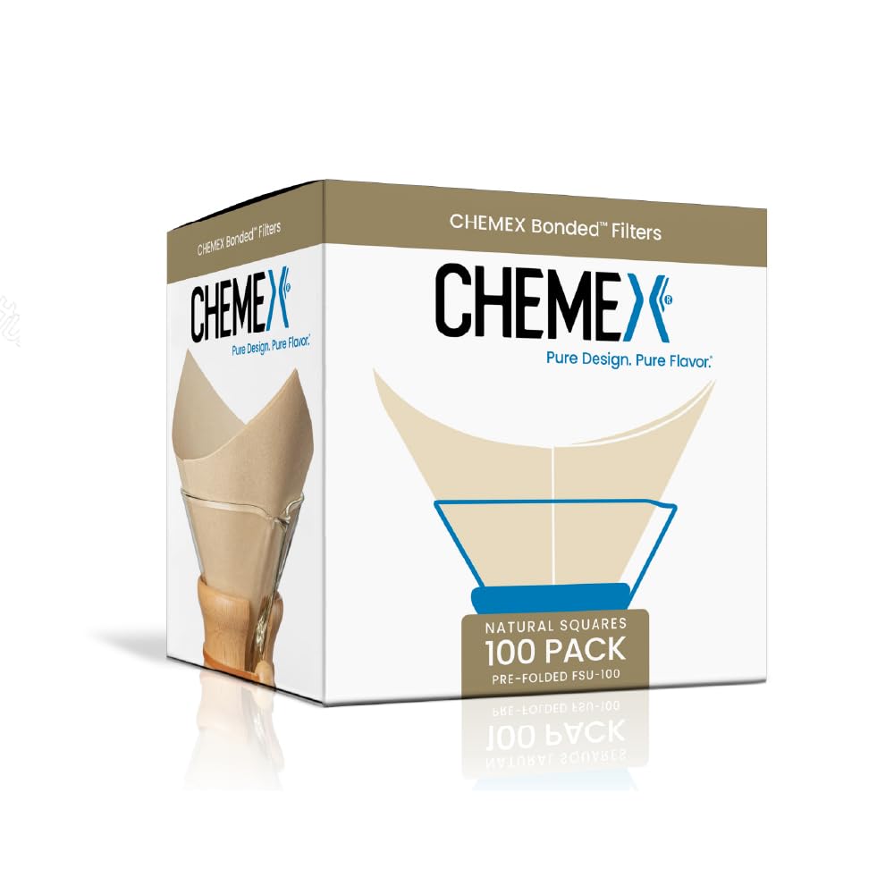 Chemex Coffee Filters, Bonded Cone Shape, 100 count