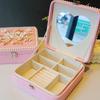 Flower Jewelry Box European Style Large Capacity Storage for Rings Earrings Necklaces Wedding Elegant