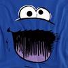 Sesame Street Unisex Adult Cookie Monster Sketch Face Long-Sleeved T-Shirt