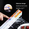 30M/Roll Cutting Box Plastic Wrap Home Box Sliding Knife Plastic Wrap Food Grade Home Cutter Kitchen