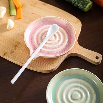 Keramická miska na omáčku Malý spirálový pohárek s výlevkou na sushi rajčatovou sójovou omáčku dochucovadla Mini talířky na předkrmy do kuchyně