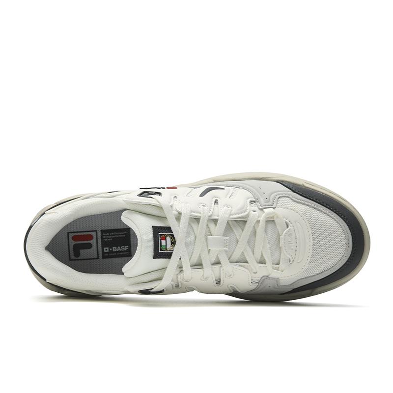 Men's Sneakers FILA COMP Skate Shoes Men's Low-top White Cotton Candy/Shadow Black Gray