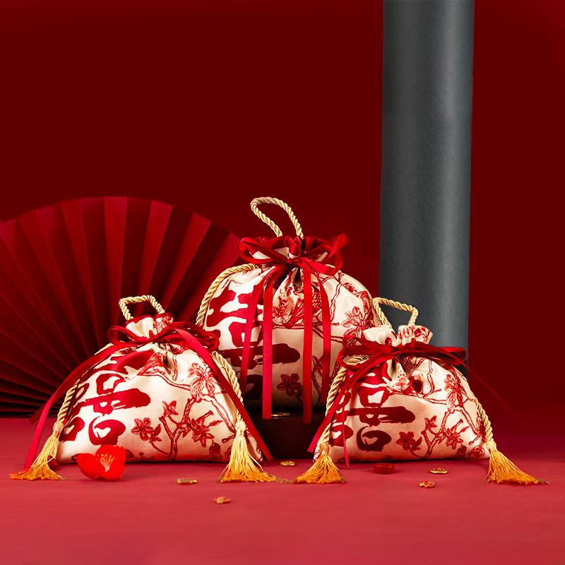 Elegant Wedding Candy Gift Handbag: High-End Handheld Sugar Box