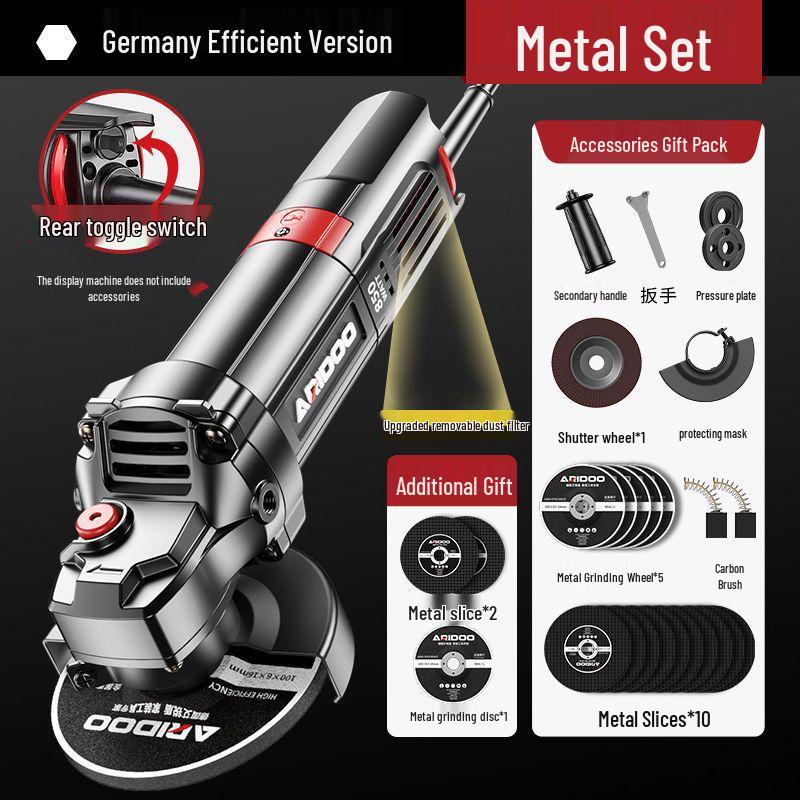 Multifunctional Angle Grinder: Small Household Polisher & Cutting Tool