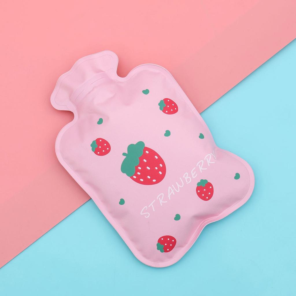 Lovely Cartoon Hand Warm Water Bottle Portable Mini Water Filling Hand Warmer Girls Pocket Hand Feet Hot Water Bags