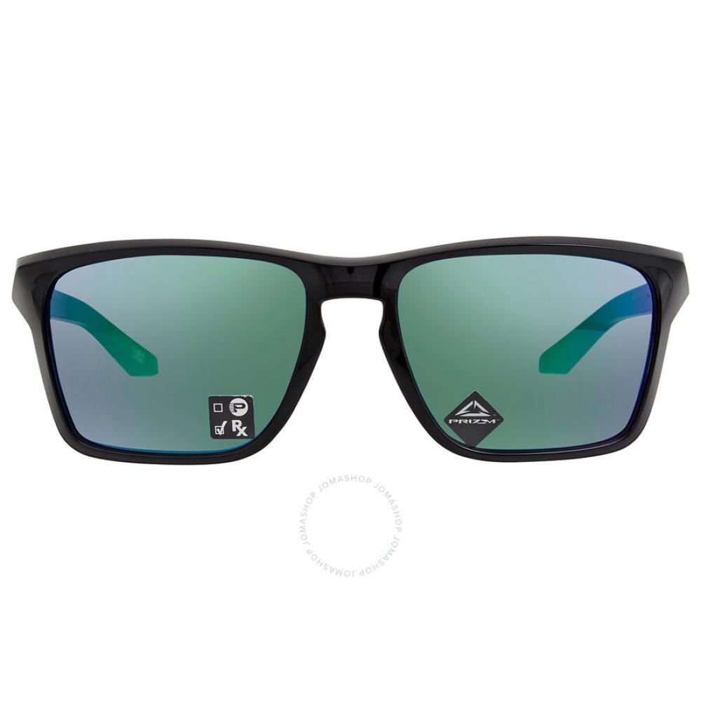 

Oakley Sylas Prizm Jade Rectangular Men s Sunglasses OO94489 44818 57